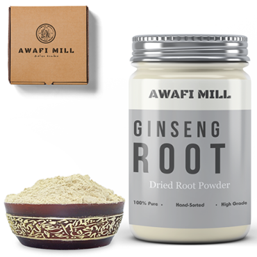 Awafi Mill Ginseng Root Powder Panax Ginseng 100gm
